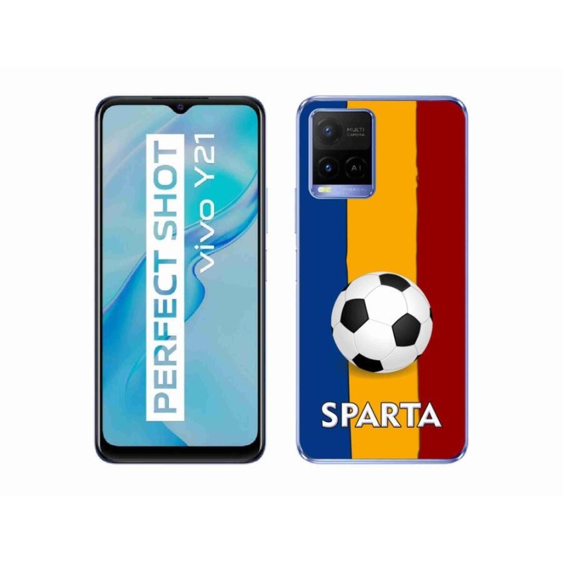 Zselés borítás mmCase a Vivo Y21/Y21s/Y33s modellekhez - futball 1