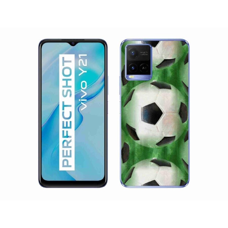 Gél borítás mmCase a Vivo Y21/Y21s/Y33s modellekhez - futball