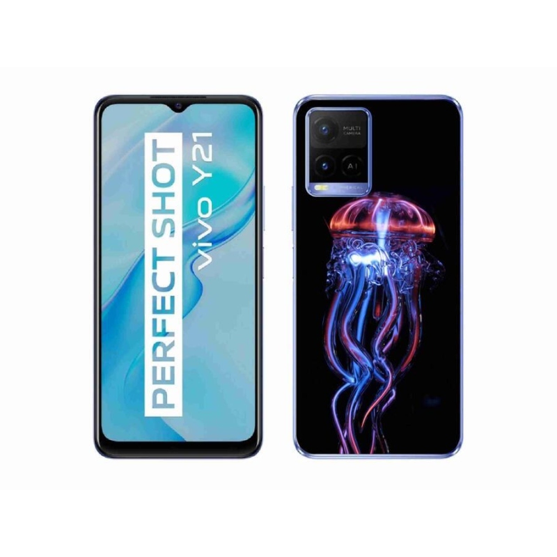 Zselés tok mmCase a Vivo Y21/Y21s/Y33s készülékhez - medúza