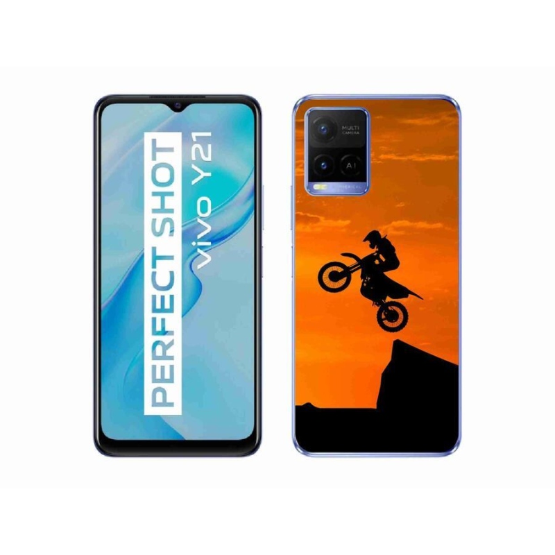 Gél védőburkolat mmCase a Vivo Y21/Y21s/Y33s készülékhez - motocross