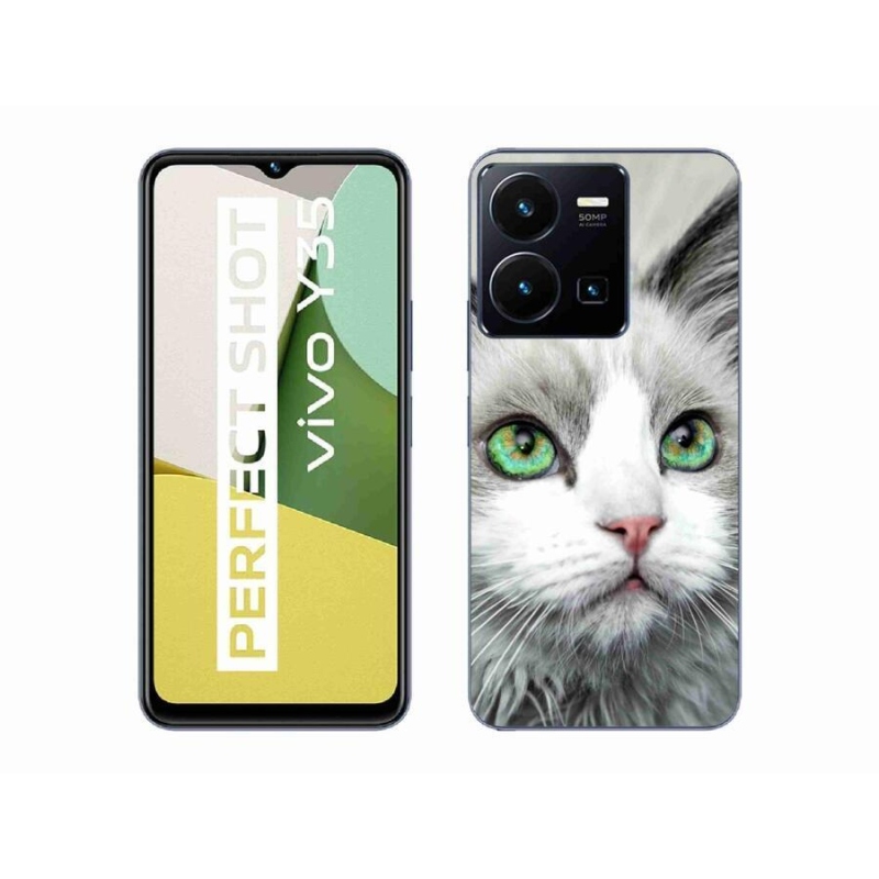 Gél borítás mmCase a Vivo Y35-hez - macskaszem