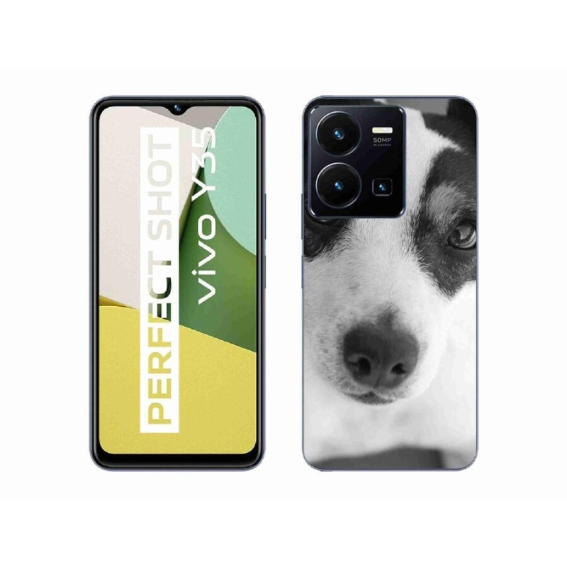 Zselés borítás mmCase a Vivo Y35 készülékhez - kutya