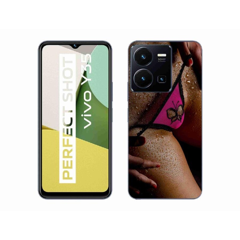 Gél borító mmCase a Vivo Y35-hez - szexi nő
