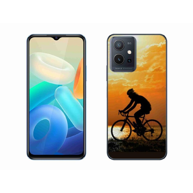Gél borító mmCase a Vivo Y55 5G számára - kerékpározás