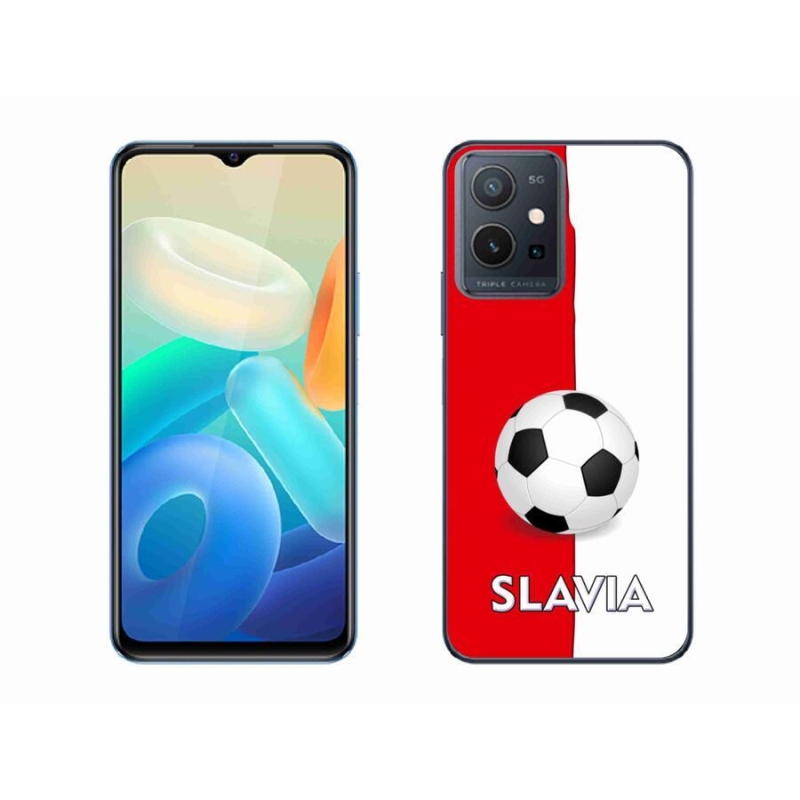 Gél borítás mmCase a Vivo Y55 5G készülékhez - futball 2