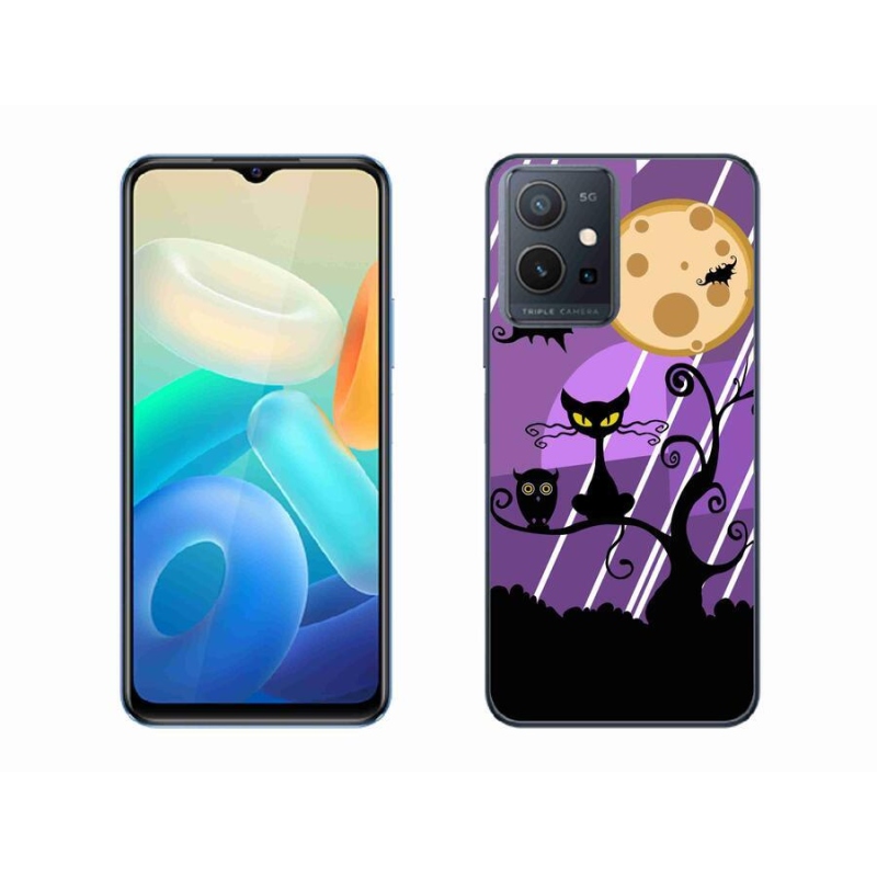 Gél borító mmCase a Vivo Y55 5G készülékhez - halloween