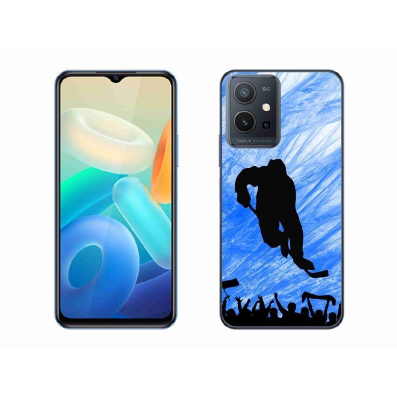 Gél borítás mmCase a Vivo Y55 5G-hez - hokijátékos