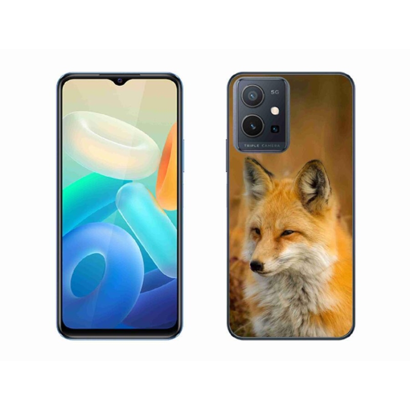Zselés borítás mmCase a Vivo Y55 5G készülékhez - róka