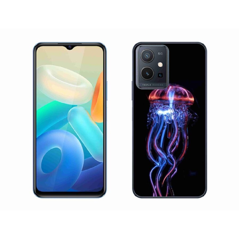 Zselés borítás mmCase a Vivo Y55 5G készülékhez - medúza
