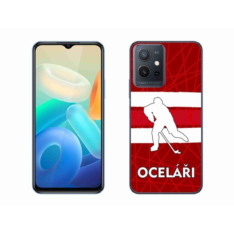 Gél borítás mmCase a Vivo Y55 5G készülékhez - Acélszín