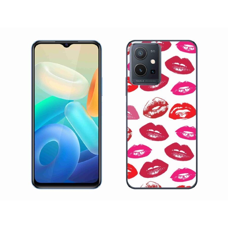 Gél borítás mmCase a Vivo Y55 5G készülékhez - ajkak
