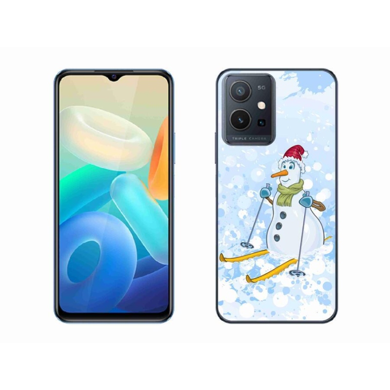 Gél borítás mmCase a Vivo Y55 5G készülékhez - hóember