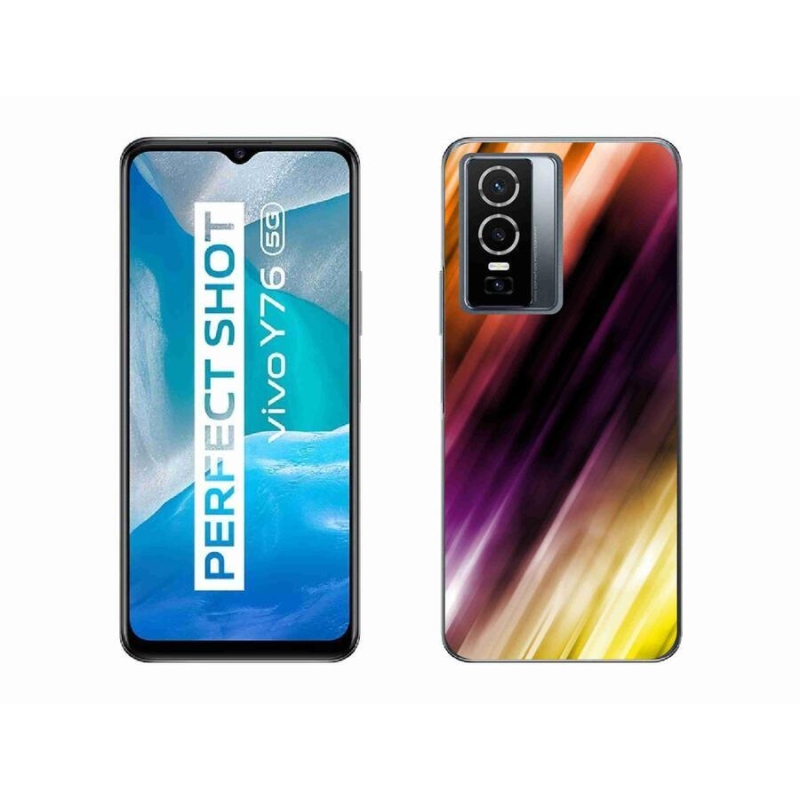 Gél borító mmCase a Vivo Y76 5G készülékhez - absztrakt minta 5