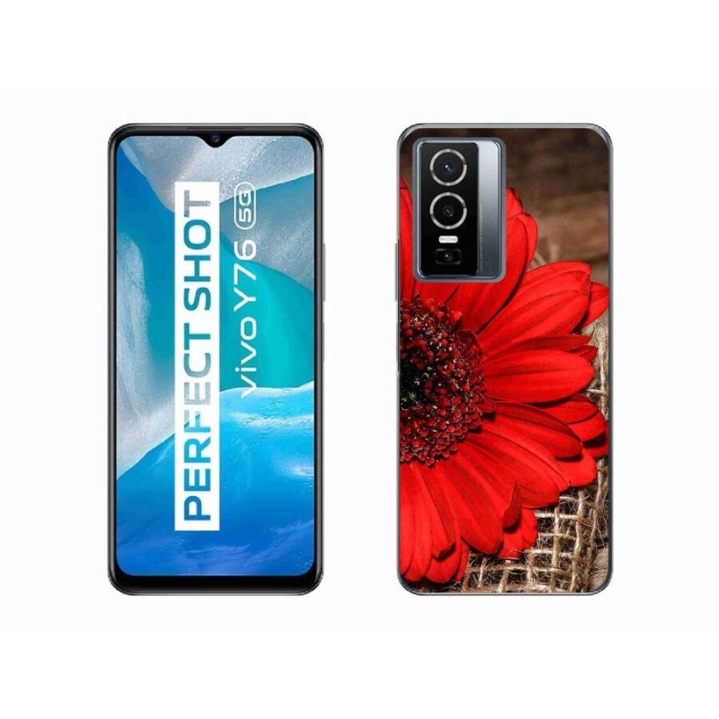 Gél borítás mmCase a Vivo Y76 5G készülékhez - gerbera