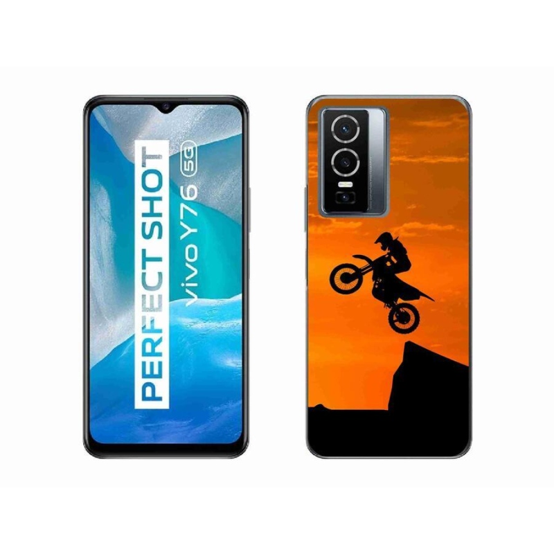 Gél borítás mmCase a Vivo Y76 5G készülékhez - motocross