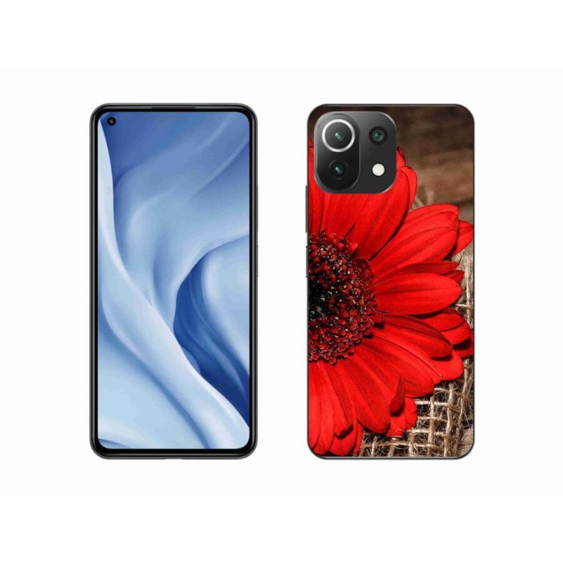 Gél borítás mmCase a Xiaomi 11 Lite 5G NE számára - gerbera