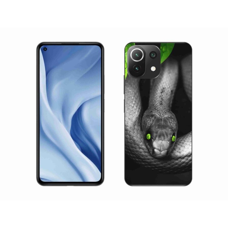 Gél borítás mmCase a Xiaomi 11 Lite 5G NE számára - kígyó