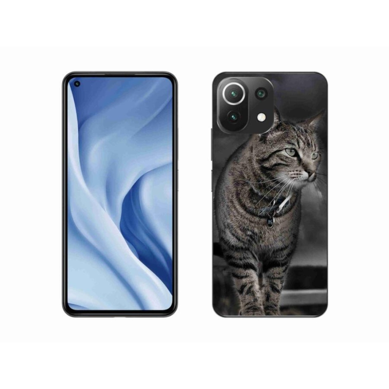Gél borítás mmCase a Xiaomi 11 Lite 5G NE számára - macska