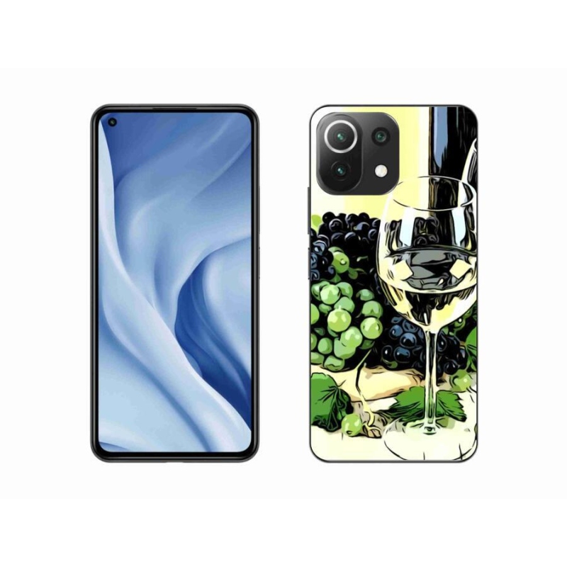 Gélburkolat mmCase a Xiaomi 11 Lite 5G NE számára - pohár bor