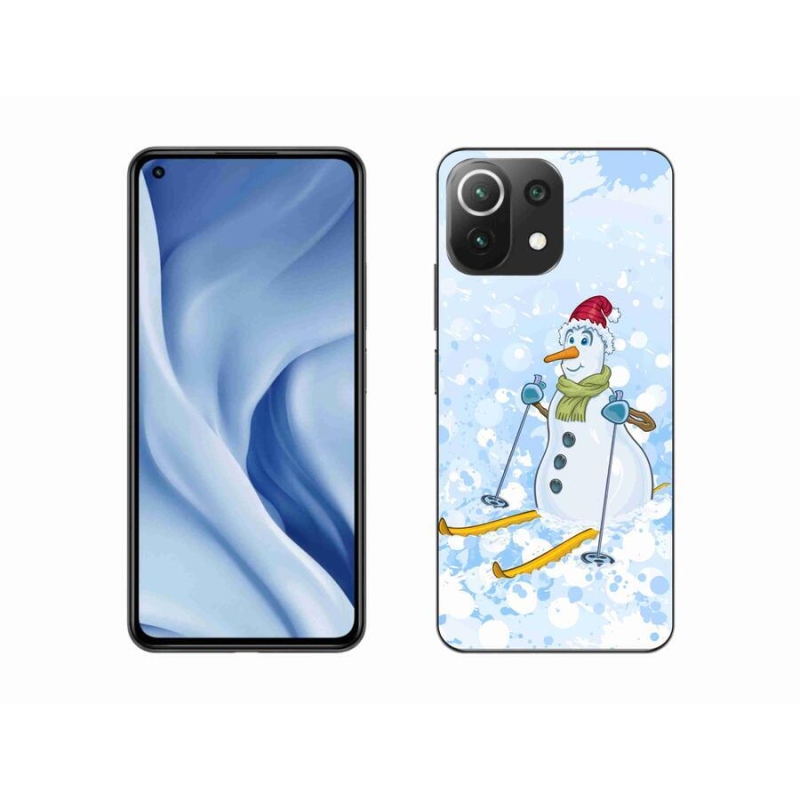 Gél borítás mmCase a Xiaomi 11 Lite 5G NE számára - hóember