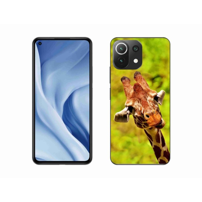 Gél borítás mmCase a Xiaomi 11 Lite 5G NE számára - zsiráf