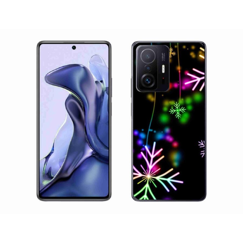 Gél borítás mmCase a Xiaomi 11T Pro számára - színes pelyhekkel