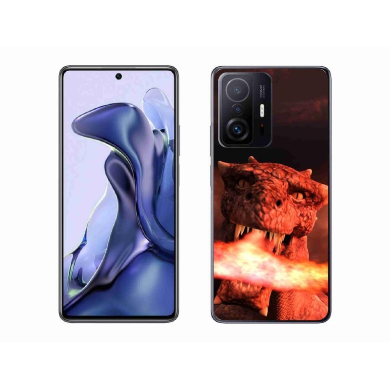 Gél borítás mmCase a Xiaomi 11T Pro számára - sárkány