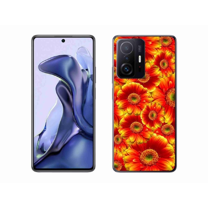 Gél borítás mmCase a Xiaomi 11T Pro számára - gerbera 1