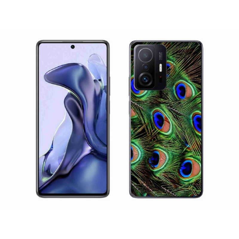 Gél borítás mmCase a Xiaomi 11T Pro számára - pávatoll