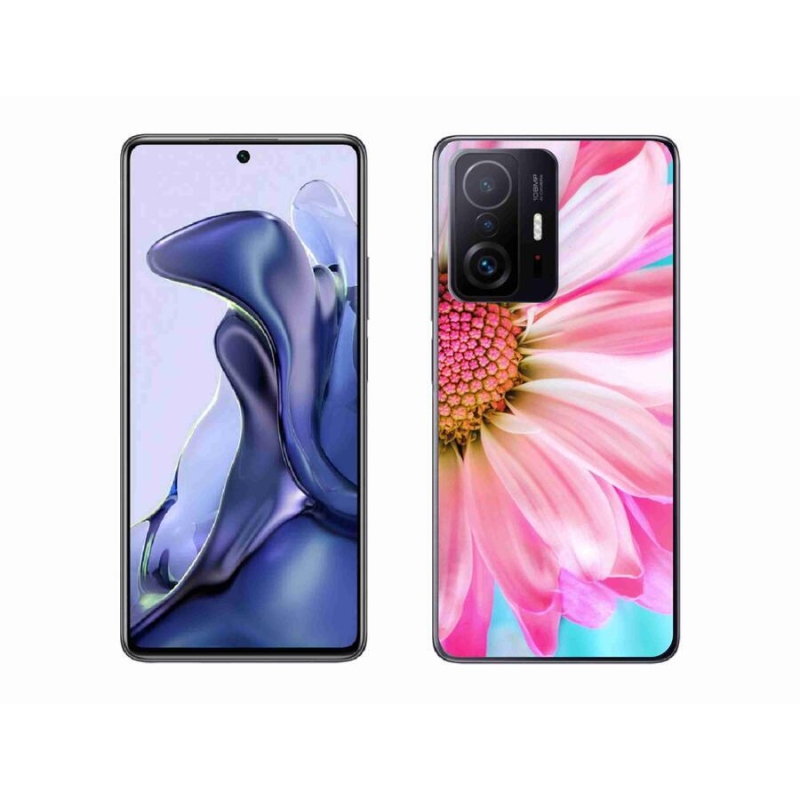 Gél borítás mmCase a Xiaomi 11T Pro számára - rózsaszín virág