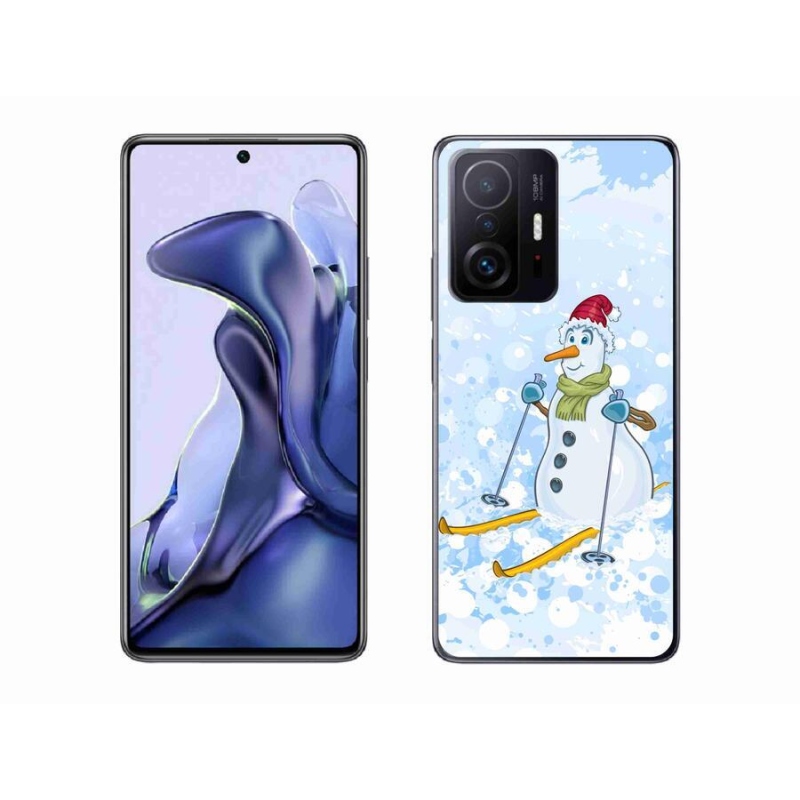 Gél borítás mmCase a Xiaomi 11T Pro számára - hóember