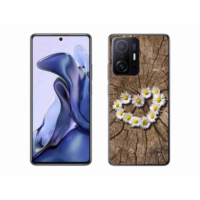 Gél borítás mmCase a Xiaomi 11T Pro számára - százszorszépek szíve