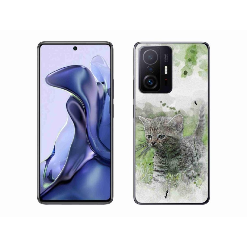 Gél borítás mmCase a Xiaomi 11T-hez - aranyos cica 1