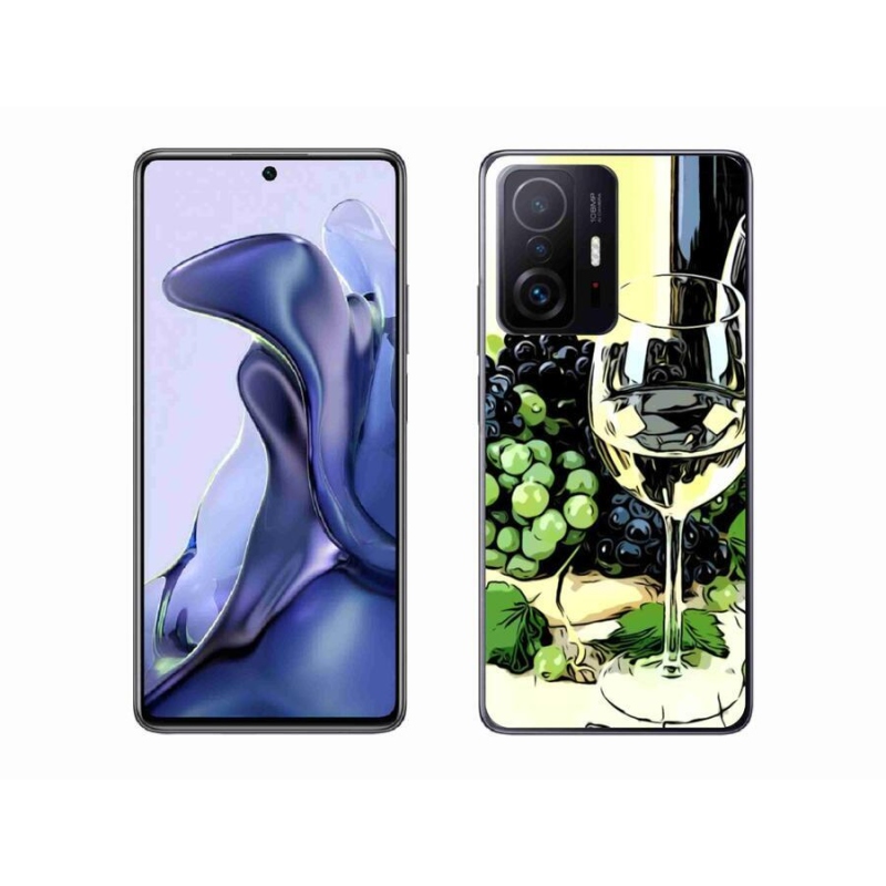 Gél borítás mmCase a Xiaomi 11T számára - pohár bor