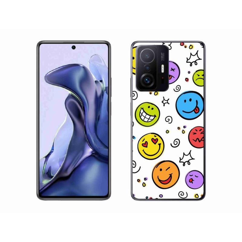 Gél borítás mmCase a Xiaomi 11T számára - smiley-k