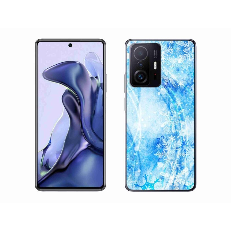 Gél borítás mmCase a Xiaomi 11T-hez - hópelyhek