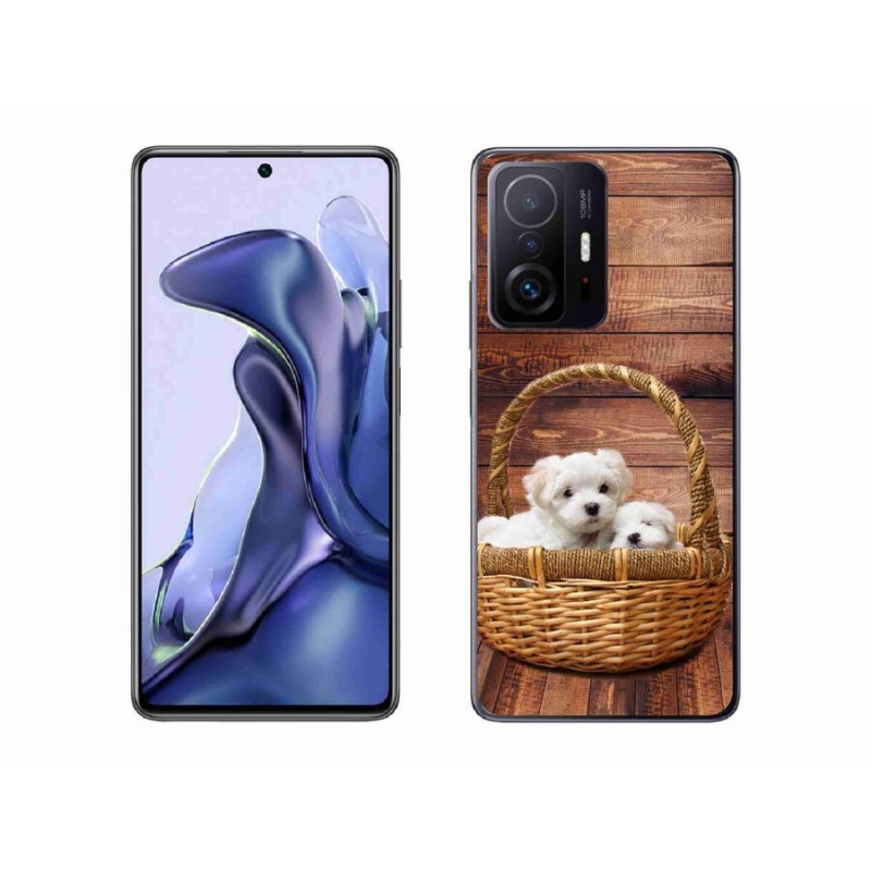 Gél borítás mmCase a Xiaomi 11T-hez - kölyökkutyák