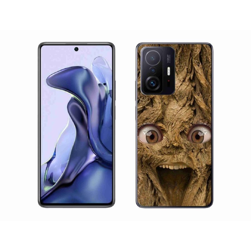 Gél borító mmCase a Xiaomi 11T-hez - vidám fa szemekkel