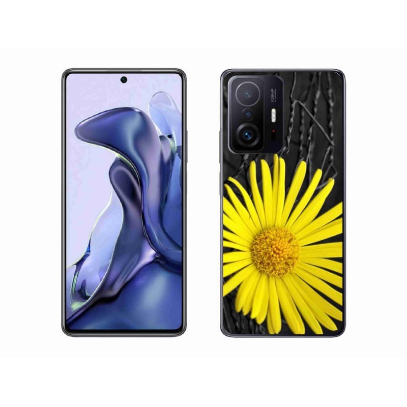 Gél borítás mmCase a Xiaomi 11T-hez - sárga virág