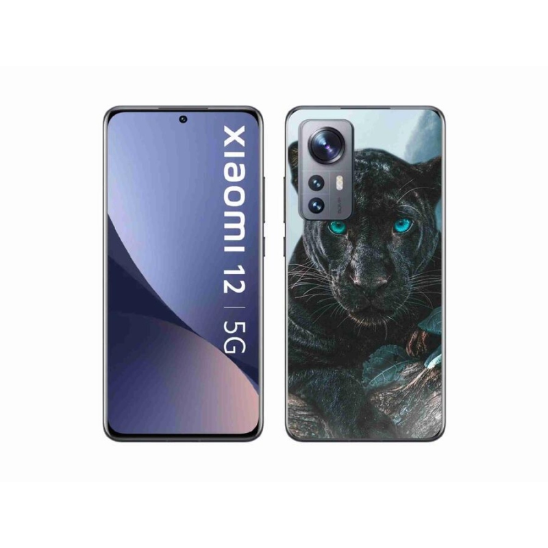 Gél borítás mmCase a Xiaomi 12 - fekete párduchoz