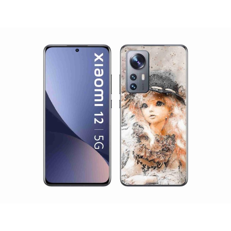 Gél borító mmCase a Xiaomi 12-hez - kalapos lány