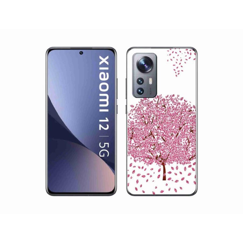 Gél borító mmCase a Xiaomi 12-hez - rajzfilmfa levelekkel