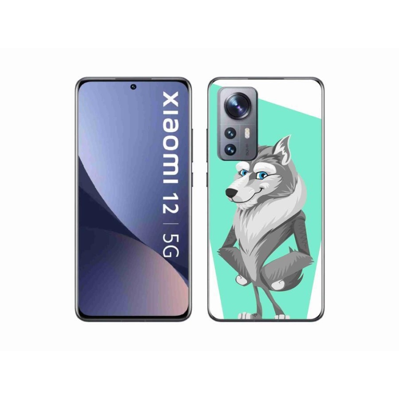 Gél borító mmCase a Xiaomi 12 - rajzfilm farkashoz