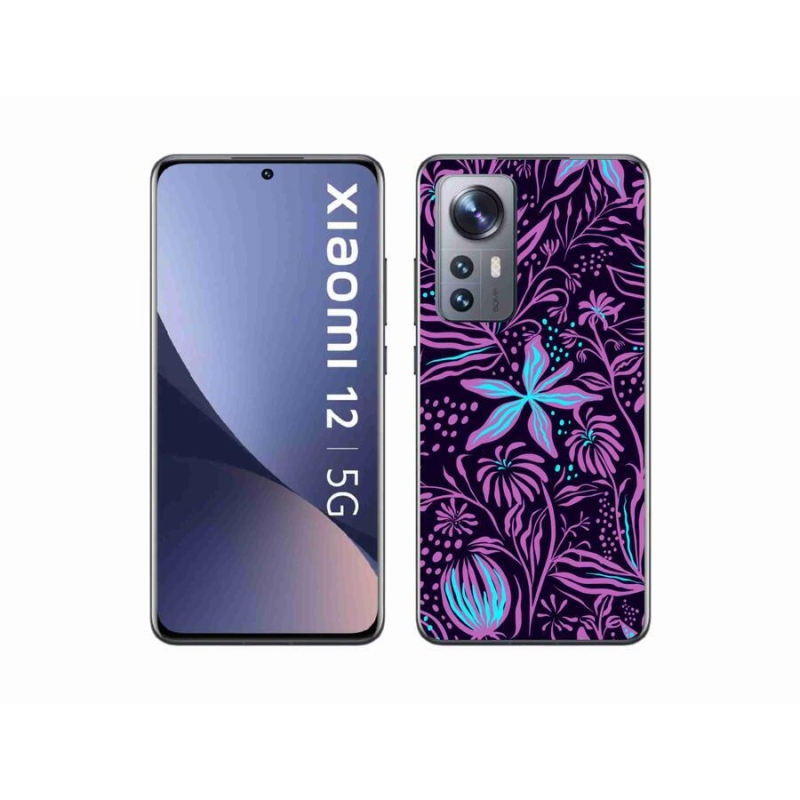 Gél borító mmCase a Xiaomi 12 - virágok 2