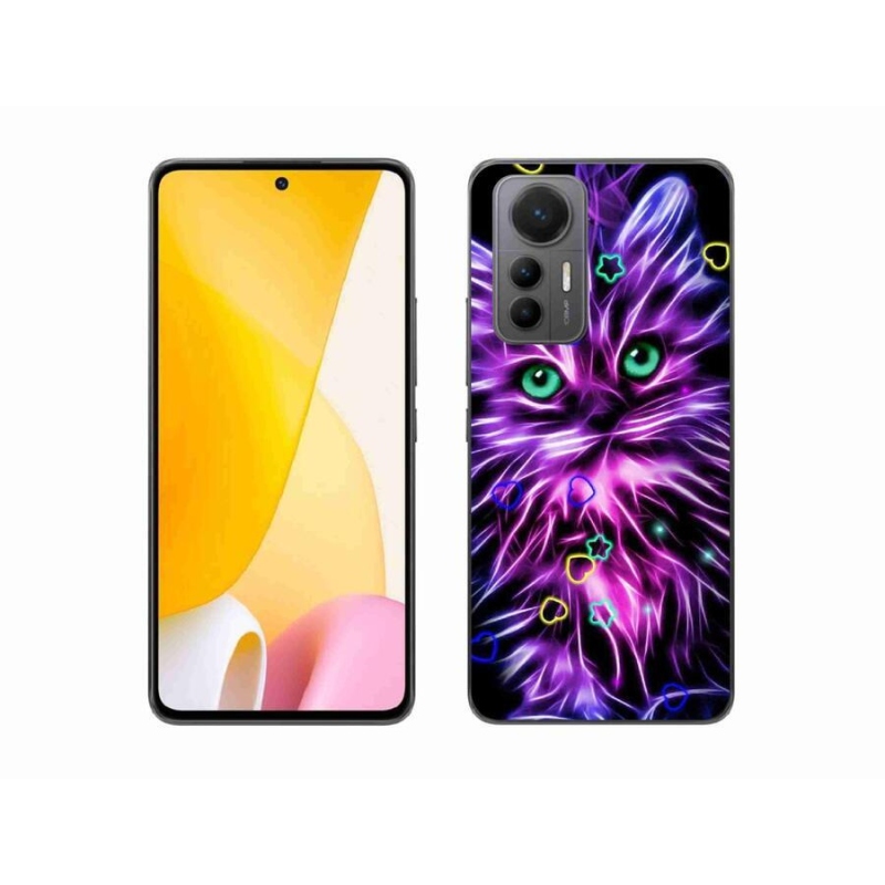 Gél borítás mmCase a Xiaomi 12 Lite-hoz - absztrakt macska
