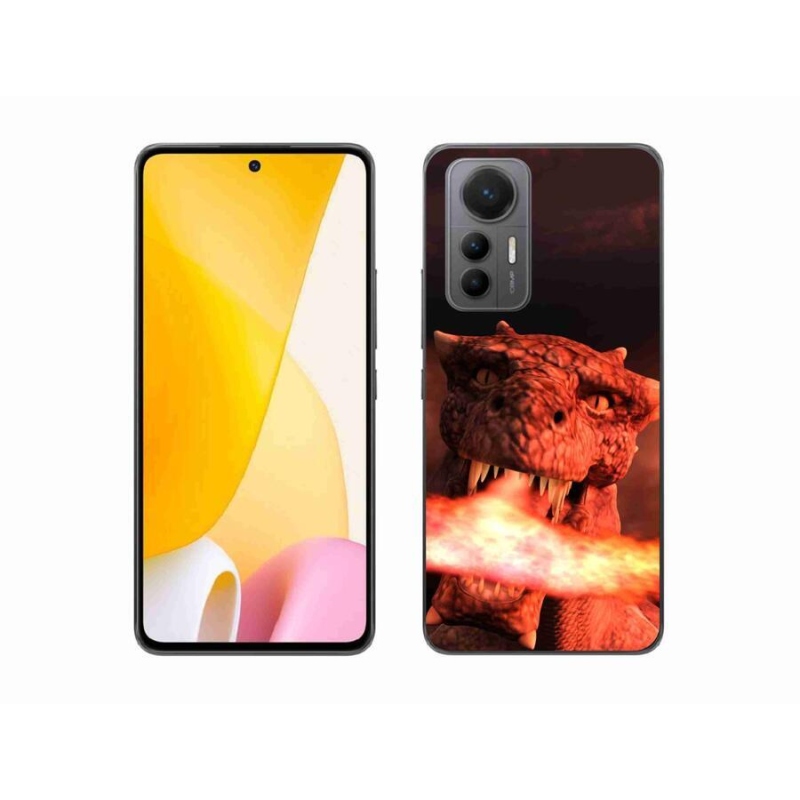 Gél borítás mmCase a Xiaomi 12 Lite számára - sárkány