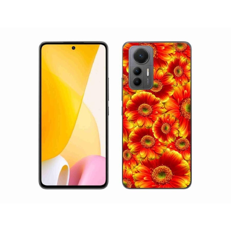 Gél borítás mmCase a Xiaomi 12 Lite-hoz - gerbera 1