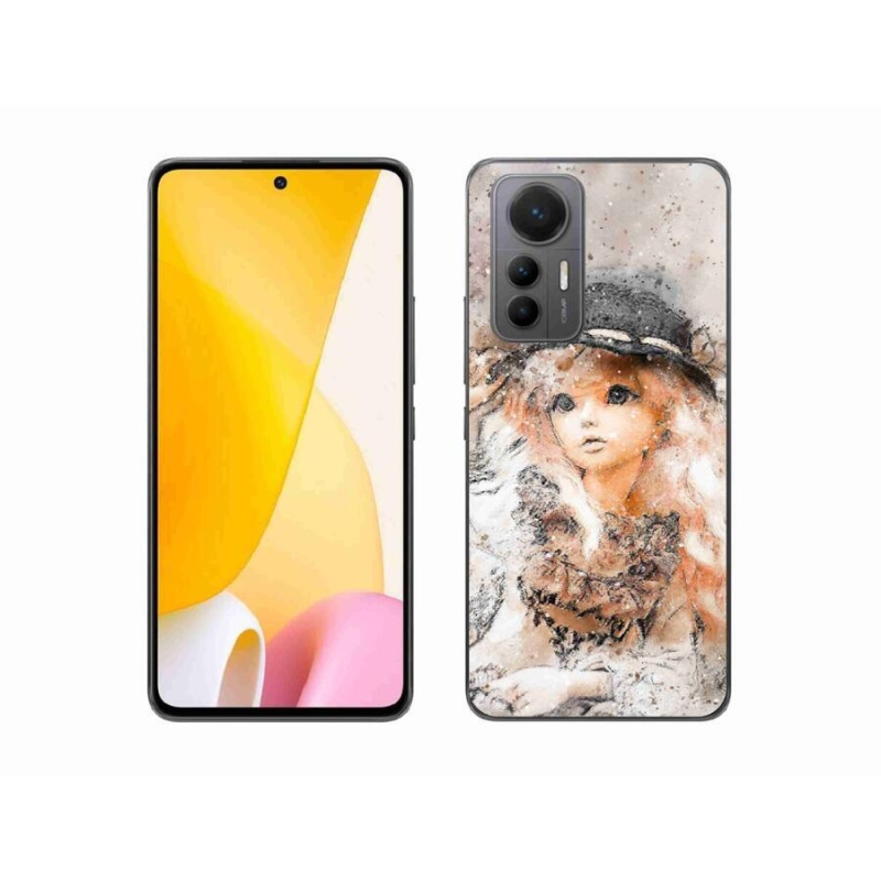 Gél borítás mmCase a Xiaomi 12 Lite-hoz - lány kalapban