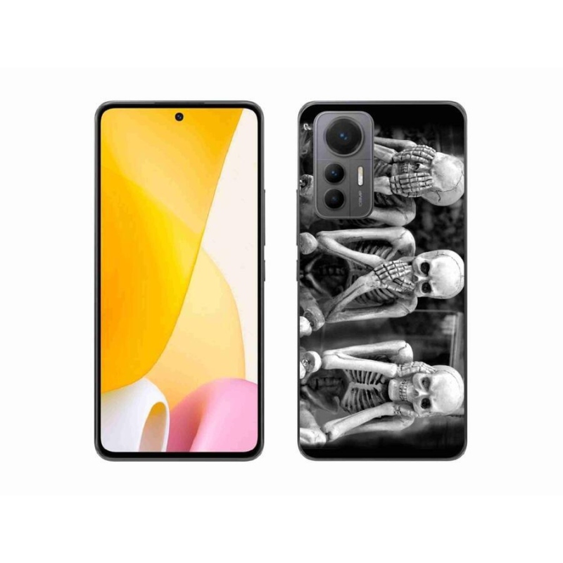 Gél borítás mmCase a Xiaomi 12 Lite számára - csontvázak