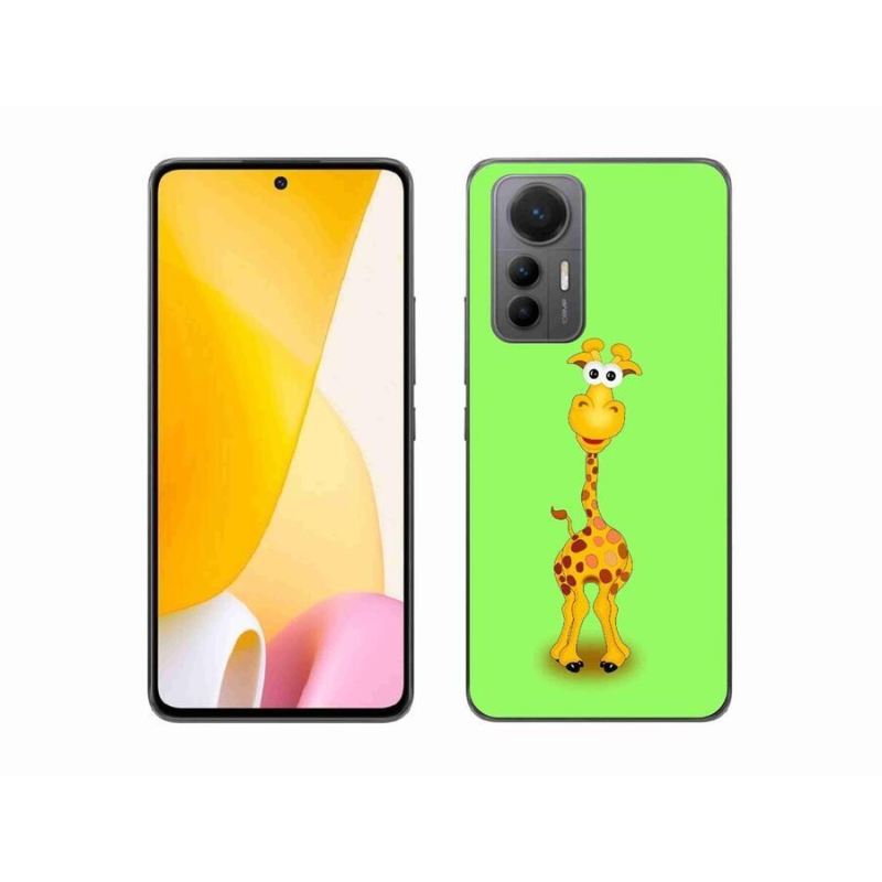Gél borítás mmCase a Xiaomi 12 Lite-hoz - rajzfilm zsiráf